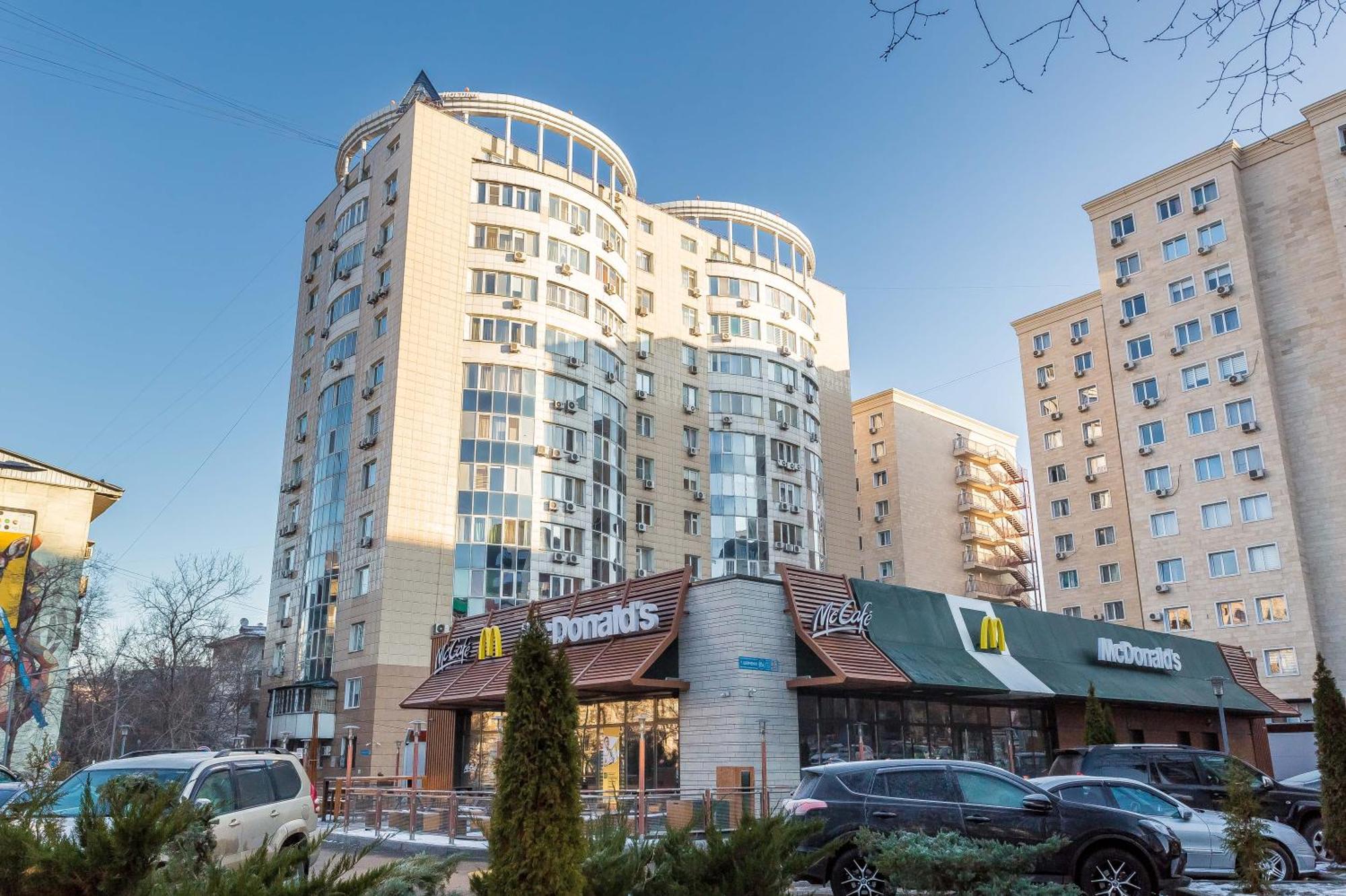 Жк Жастар Атамекен Центр Города, Отличная Локация Almaty Exterior foto